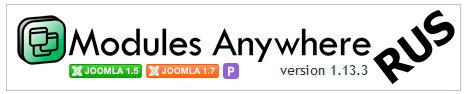 Плагин Modules Anywhere на русском языке - Для вставки модуля в статью на CMS Joomla Плагин Modules Anywhere на русском языке - Для вставки модуля в статью на CMS Joomla